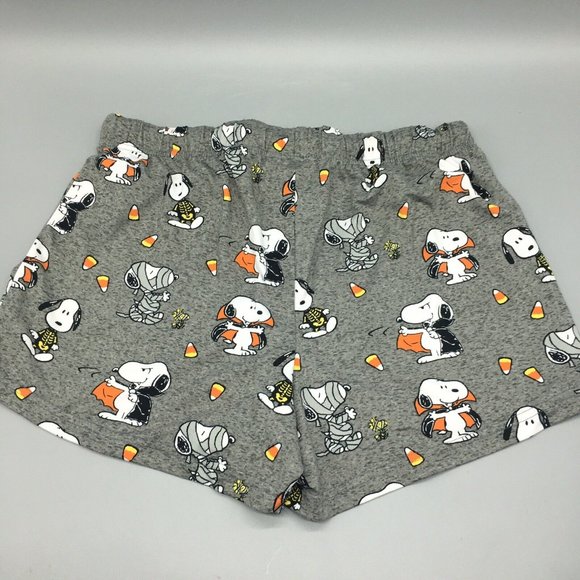2pc Munki Munki Halloween Snoopy Womens Pajama Set Lounge Shorts Plus Size 1X 2X - Picture 11 of 11